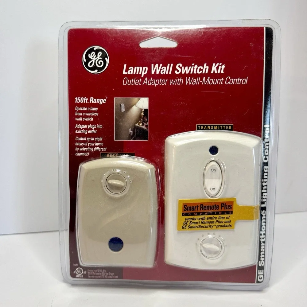 General Electric GE Lamp Wall Switch Kit Wall Mount Control SmartHome Lighting